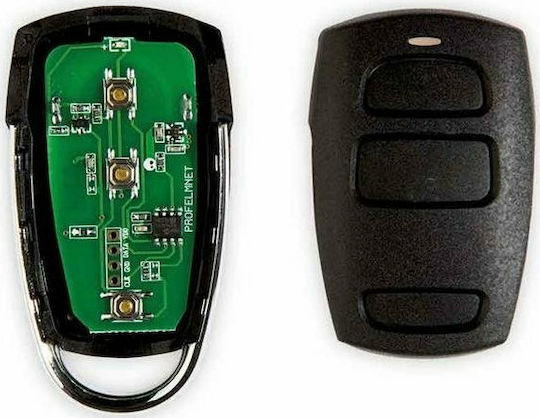 Profelmnet 3-Channel Garage Door Remote Control with Rolling Code 433.92MHz