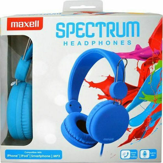 Maxell SMS-10S Kabelgebunden Am Ohr Kopfhörer Blau