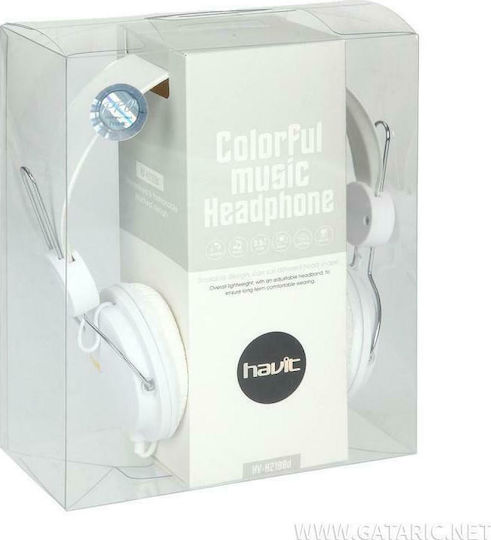 Havit HV-2198d Ενσύρματα On Ear Ακουστικά Λευκά