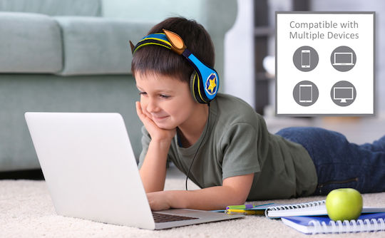 eKids PW-140CH Kabelgebunden Kinder Am Ohr Kopfhörer Mehrfarbig