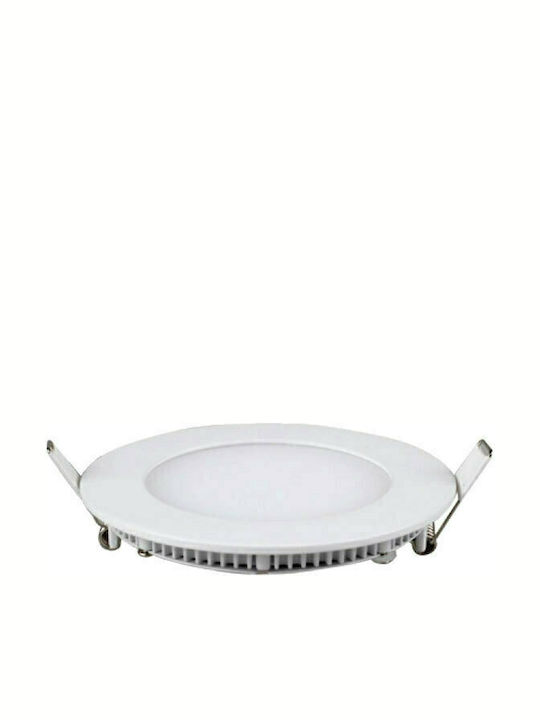 Aca Round Recessed LED Panel 26W with Warm White Light 3000K 30cm