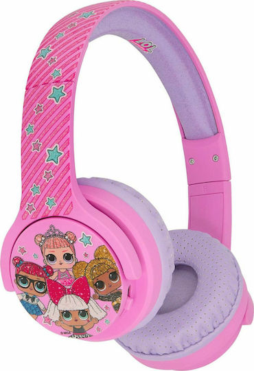 OTL Teen L.O.L. Surprise! Безжични Bluetooth Детски На ухото Слушалки с 30 часа Работа Розов