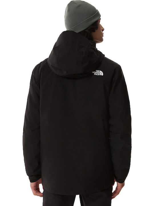 Carto Triclimate 3 in 1 Winter Jacke Wasserdicht und Winddicht Schwarz