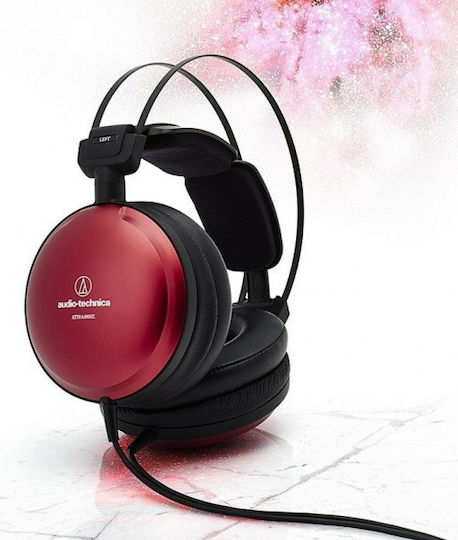 Audio Technica ATH-A1000Z Wired Over Ear Headphones Red