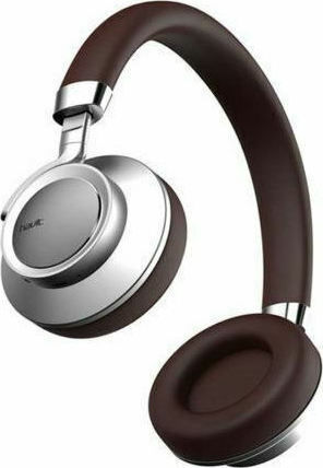 Havit F9 Ασύρματα Bluetooth On Ear Ακουστικά με 13 ώρες Λειτουργίας Μαύρα / Ασημί