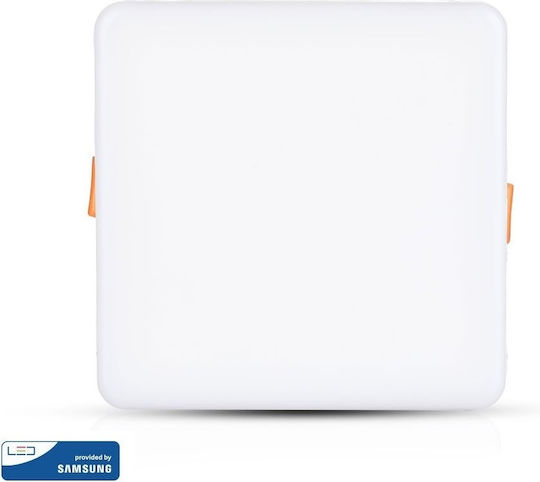 V-TAC Χωνευτό LED Panel 24W 22.3x22.3εκ.