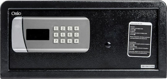 Osio Safe with Digital Lock L43xW38xH20cm OSB-2043BL