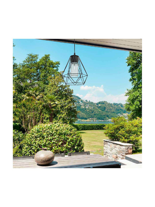 SoleLuce Outdoor Hanging Ceiling Light in Black Color 206544078