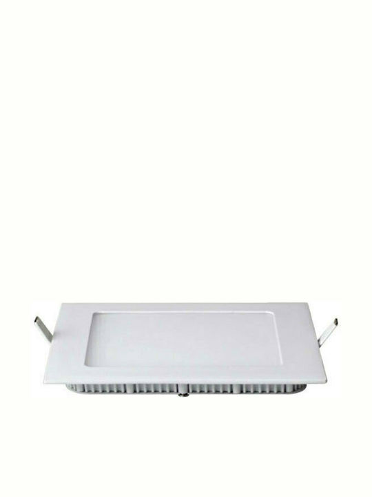 Aca Square Recessed LED Panel 26W with Warm White Light 3000K 30x30cm