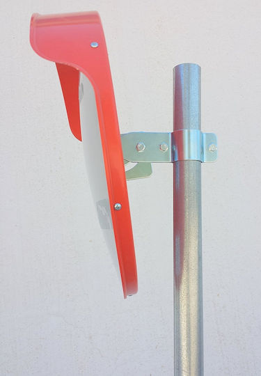 Doorado Traffic Mirror 45cm Made of Plastic in Red Colour
