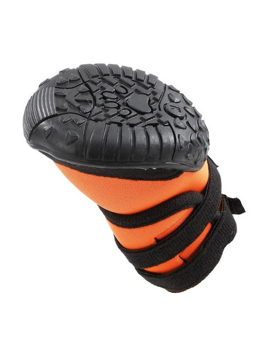 Ferplast Trekking Shoes Small Shoes Dog Orange 7x6x10cm in Orange Color