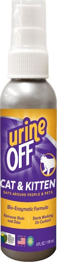 Urine Off Urine Off Cat & Kitten Hard Surface Spray για Καθαρισμό Ούρων Σκύλου 118ml