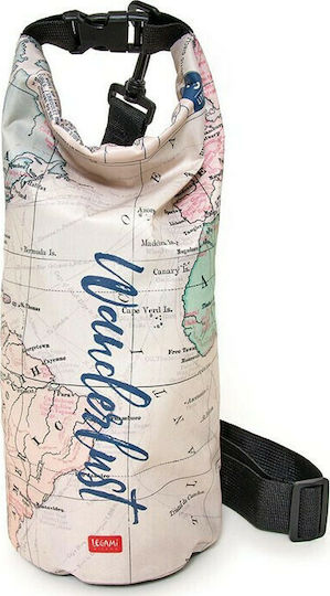 Legami Milano Dry Bag Travel Waterproof Bag Backpack Beige