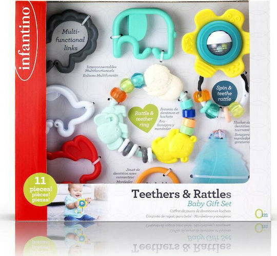 Infantino Teething Rattle made of Plastic for 0 m+ 5pcs