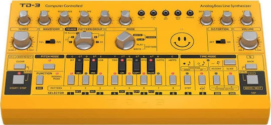 Behringer TD-3 TD-3-AM Αναλογικό Synthesizer Yellow