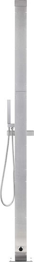 vidaXL Pool Shower Made of PVC with Height 220cm Silver
