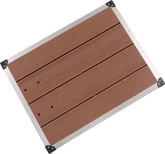 vidaXL Pool Shower with Length 80cm Brown