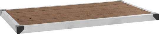vidaXL Shower Tray Base with Length 110cm Brown