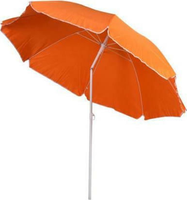 Klikareto Beach Umbrella Diameter 2m Orange