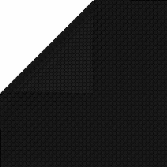 vidaXL Solar Rechteckige Poolabdeckung Poolabdeckung Schwarz 400x200 cm aus Polyethylen 400x200cm 1Stück