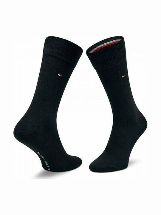 Tommy Hilfiger Ανδρικές Μονόχρωμες Κάλτσες Μαύρες 2Pack