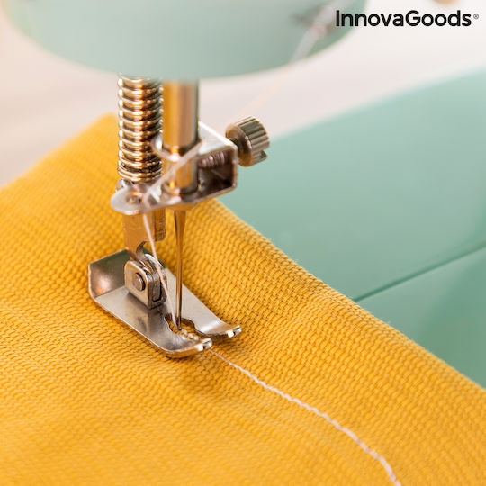 InnovaGoods Mini-Nähmaschine Sewny Grün