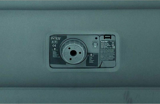 Intex Double Camping Air Mattress with Integrated Electric Pump Premaire I 203x152x46cm