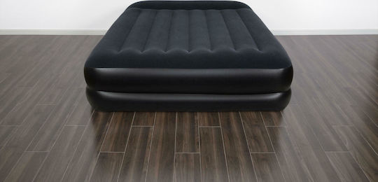 Bestway Double Inflatable Sleeping Mattress with Integrated Electric Pump 203x152x46cm Blue