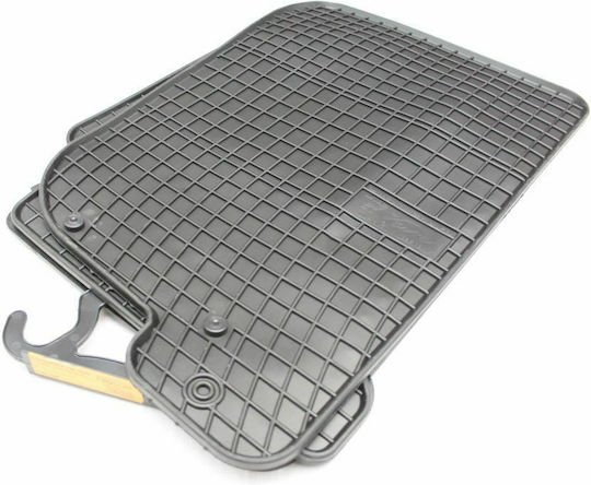 Frogum Set of Front and Rear Mats 4pcs for Mitsubishi L200 2007 Black
