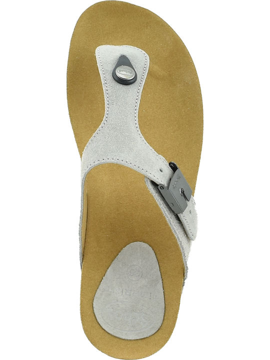 Gandia 2.0 - Bioprint Women's Flat Sandals Anatomic in Gray Color
