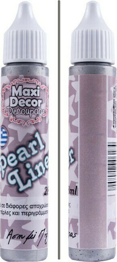 Maxi Decor Stift Glitter Silber 28ml