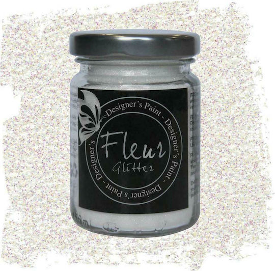 Fleur Златен прах Глитър Сребрист 90гр
