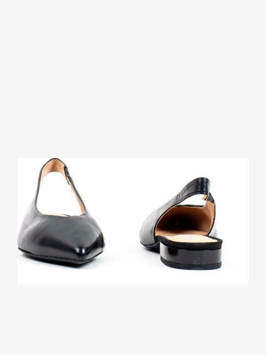 Leather Pointed Toe Black Heels D Charyssa A
