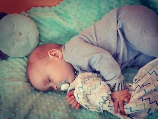 Babyono Πάνες Αγκαλιάς από Μουσελίνα Ροζ 70x70εκ. 3τμχ