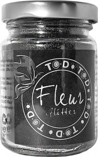 Fleur Χρυσόσκονη Glitter Μαύρη 90gr