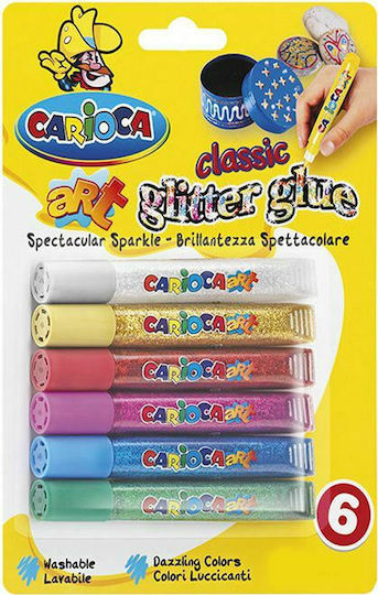 Carioca Лепило Глитър Многоцветна 10.5мл