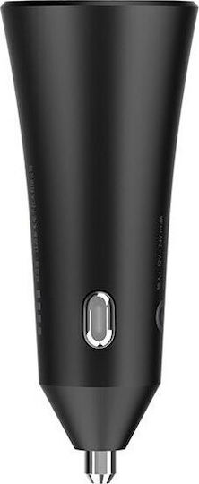 Xiaomi Car Charger 37W 2.25A Fast Charging with Ports: 2xUSB Black Color