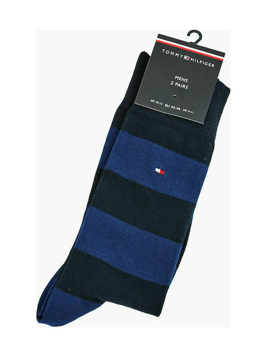 Tommy Hilfiger Rugby Men's Patterned Socks Blue 2Pack