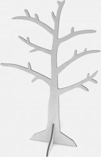 Wooden Tree 43x23cm 1 Package Various Designs