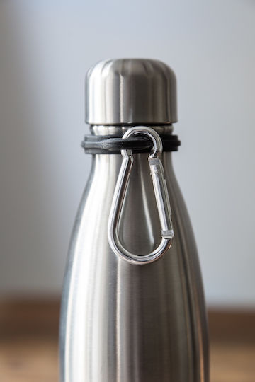 Chilly's Carabiner Γάντζος για Θερμός από Αλουμίνιο Ροζ