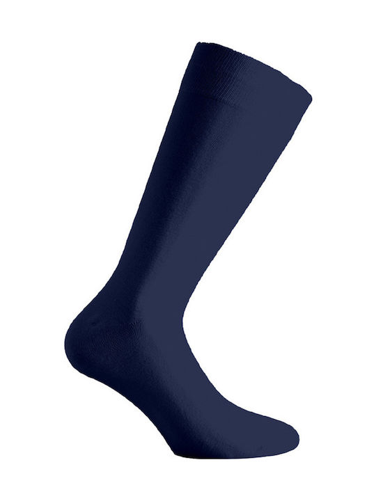 Walk Men's Solid Color Socks Blue