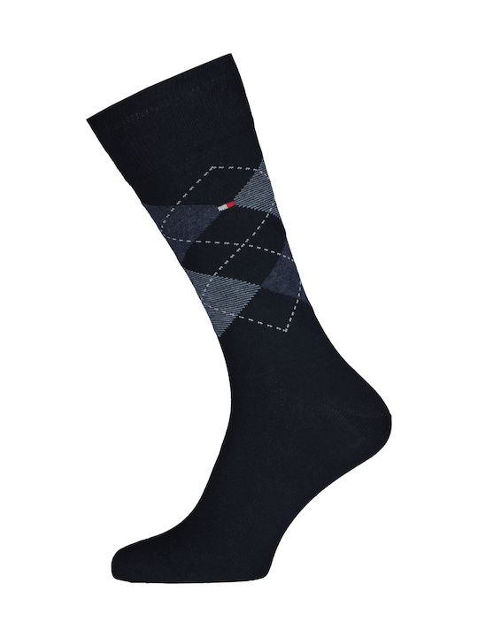 Tommy Hilfiger Men's Patterned Socks Blue 2Pack