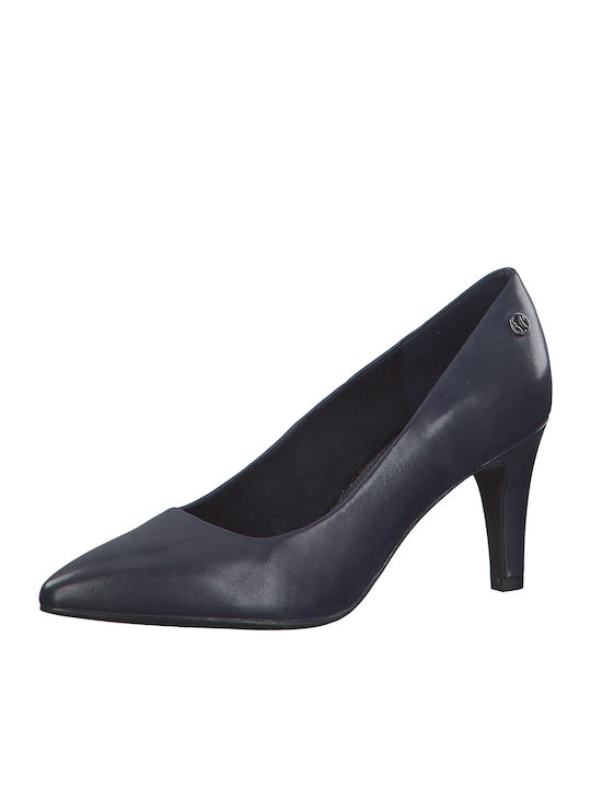 Anatomic Pointed Toe Navy Blue Heels