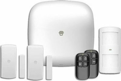 Chuango H4 Plus Wireless Alarm System with Motion Sensor , 2 Door Sensors , 2 Remote Controls and Hub (Wi-Fi / GSM)