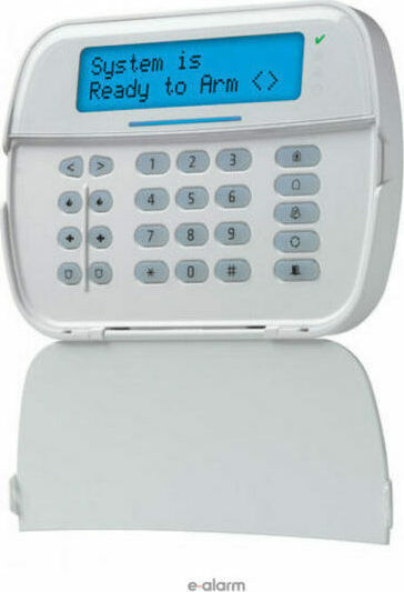 DSC HS2LCDE6 Security Access-Control Keypad with Screen White