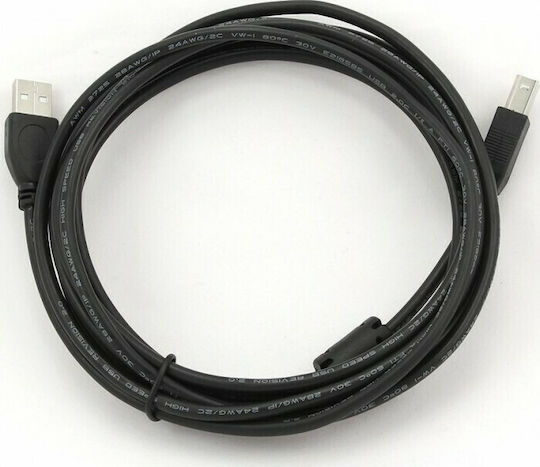 Cablexpert USB 2.0 Cablu USB-A - USB-B Negru 4.5m CCP-USB2-AMBM-15
