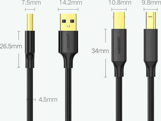 Ugreen 1.5m USB 2.0 Cable A-Male to B-Male (10350)