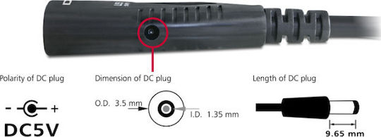 DeLock USB 3.0 Cable USB-A male - USB-A female 5m (83089)