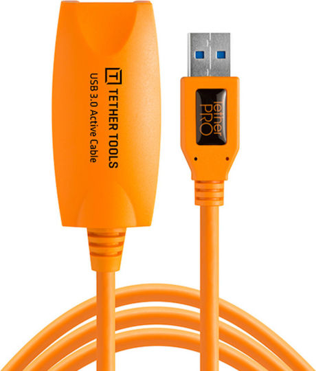 Tether Tools USB 3.0 Cablu USB-A - USB-A female Portocaliu 5m CU3017