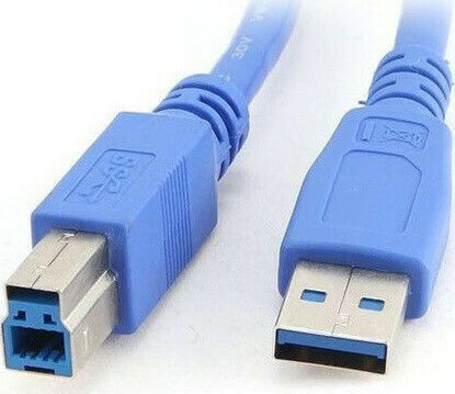 Nedis USB 3.0 Кабел USB-A мъжки - USB-B мъжки Син 3м CCGP61100BU30